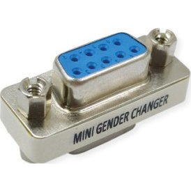 VALUE Mini Gender Changer, 9pol. Buchse-Buchse