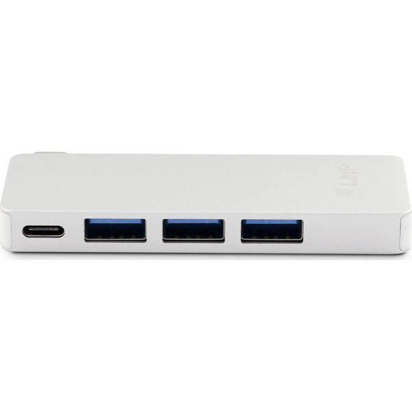 Hub Básico Usb-c De 6 Puertos, 3x Usb 3.0 (1x Salida De 1.5a), Sd / Microsd, Usb-c (pd), Alu, Plateado