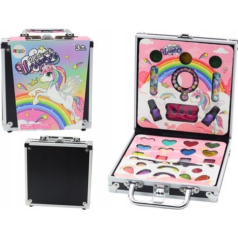 Beauty Set In A Suitcase Shadows Glitters Lacquers Fekete (20347)