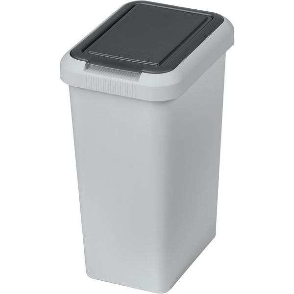 Tontarelli Touch &amp; Lift Szemetes, 25 l, szürke/antracit