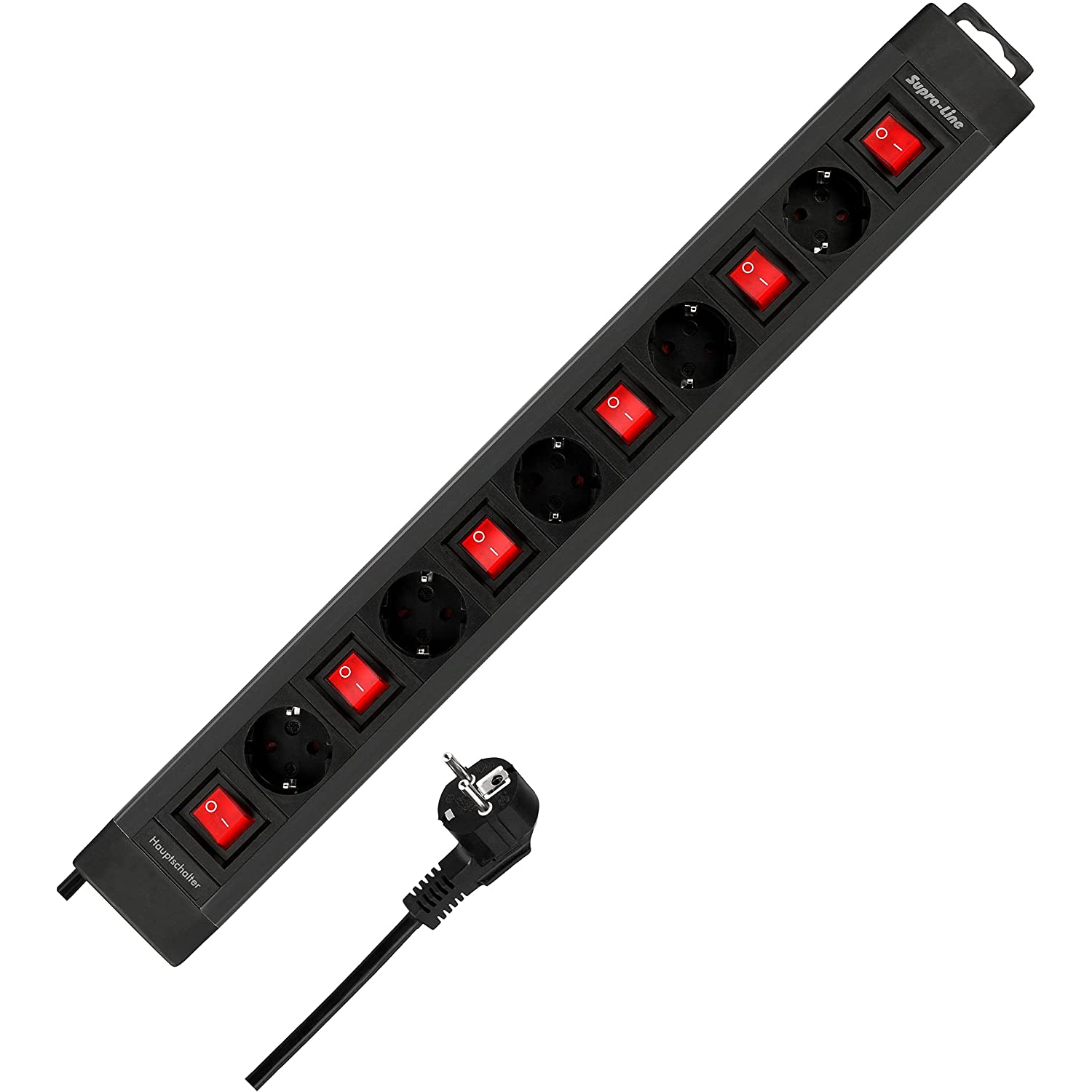 REV 250V Elosztó 5 aljzatos 3.4m - Fekete (0014503513)