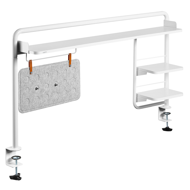 Logilink Befogható asztali tálca, 1295 x 218 x 757 mm, fehér (EO0047) (EO0047)