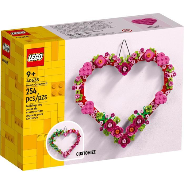 LEGO Szívalakú dísz