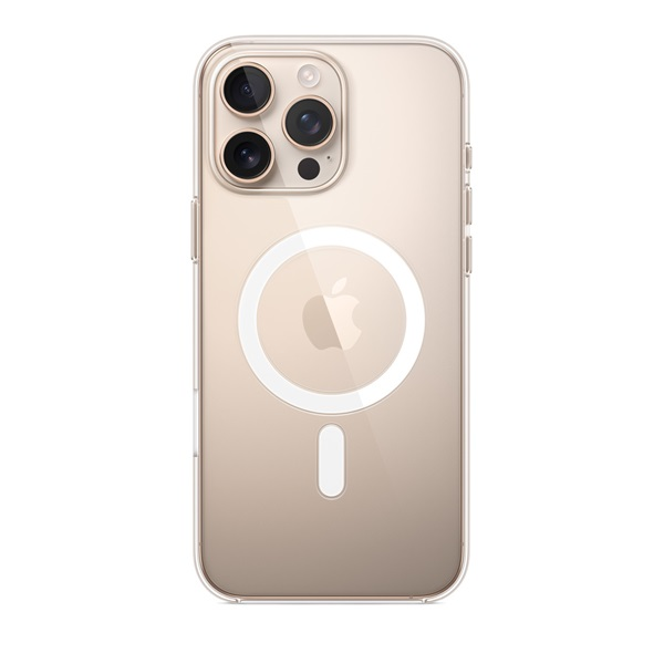 Предпазен калъф Apple Clear Case with MagSafe за iPhone 16 Pro Max