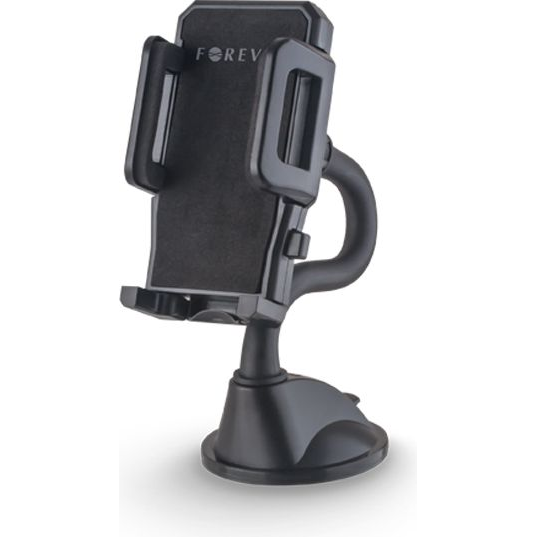 Forever CH-140 univerzális szélvédőre helyezhető autós telefontartó, fekete