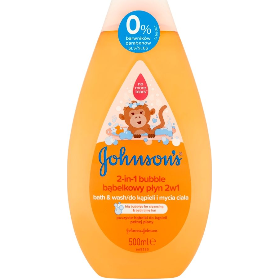 JOHNSON BABY 2 in 1 Bubble Bath&amp;Wash 500 ml (3574669908429)