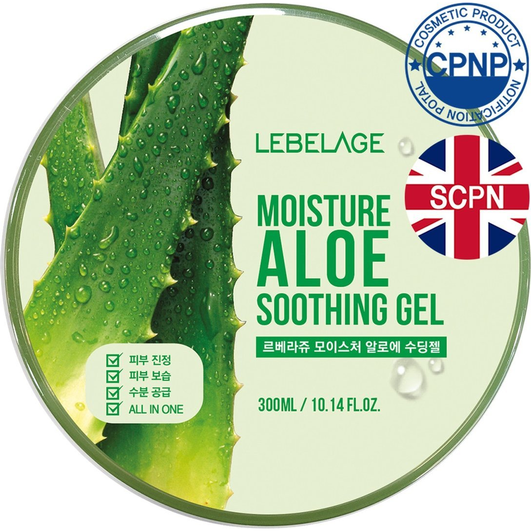 LEBELAGE Moisture Aloe Purity 100% Soothing Gel 300 ml (8809809805722)
