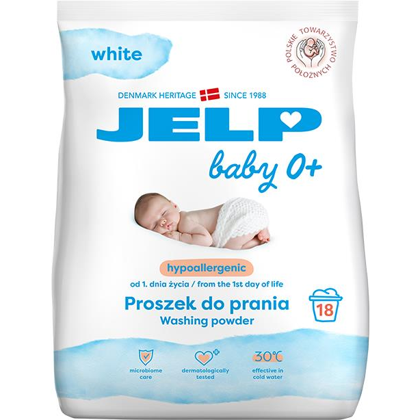 JELP Baby 0+ White 1,35 kg (18 mosás) (5744004980078)