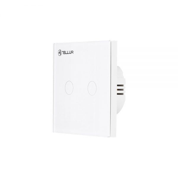 Tellur WiFi switch 2 port 1800W 10A okos kapcsoló (TLL331051) (TLL331051)