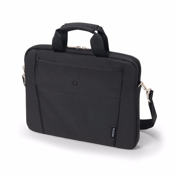 Geanta pentru laptop, Dicota, Poliester, Slim Case Base 11, 12.5, Negru