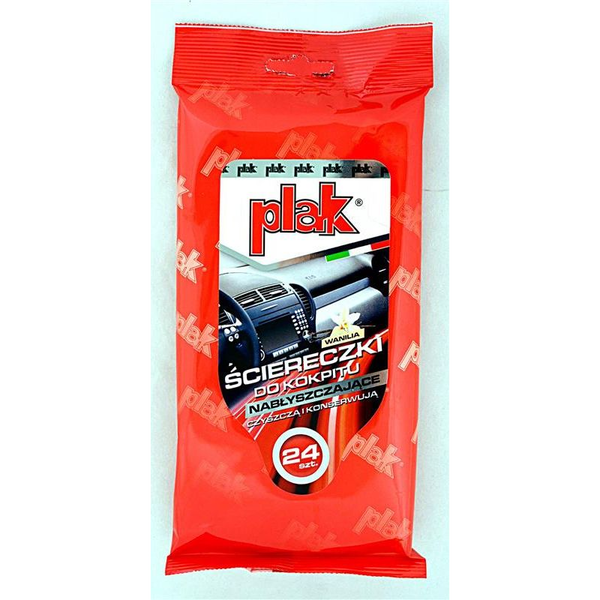 Plak Műszerfal Törlőkendő 24 db - Narancs