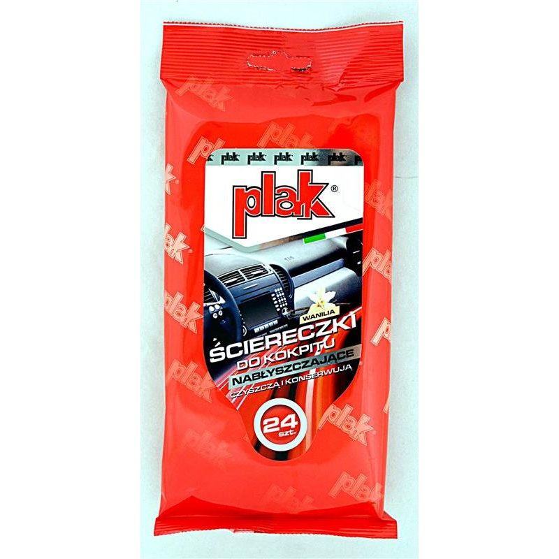 Plak Műszerfal Törlőkendő 24 db - Narancs (SCPLS-KOKPIT/)