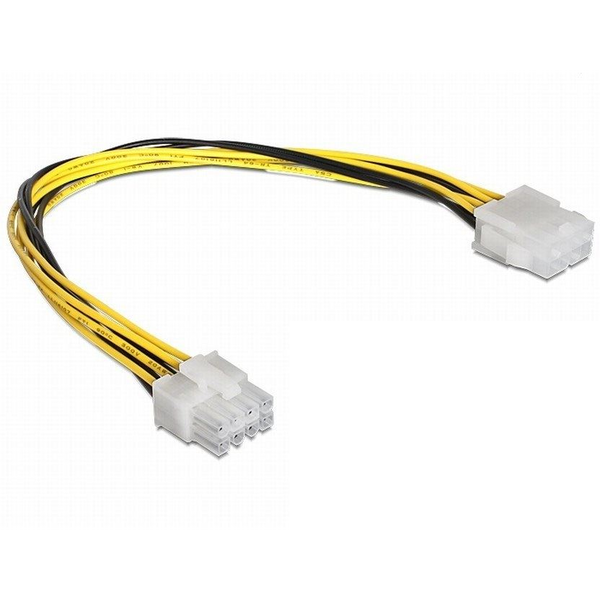 Voeding intern 8-pin --> 8-pin 0.24m Goobay
