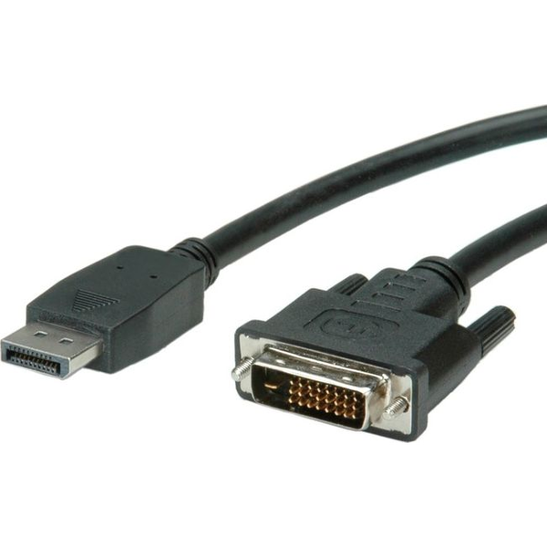 Kabel DisplayPort DP na DVI-D, černý, 1,5 m