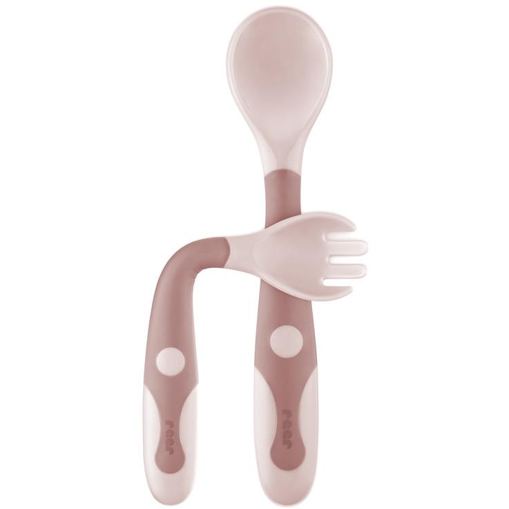 Reer gyerek evőeszköz, hajlítható, rózsaszín (4013283230442)