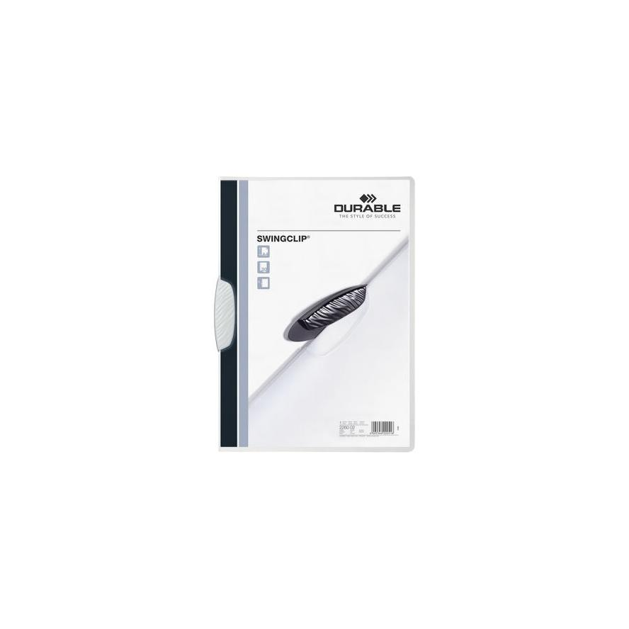 Durable Swingclip 30 A4 klipes gyorsfűző mappa - Fehér (226002)