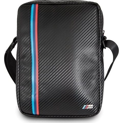 BMW BMTB8MCPBK Tablet Bag 8" black Carbon / Tricolor Stripe
