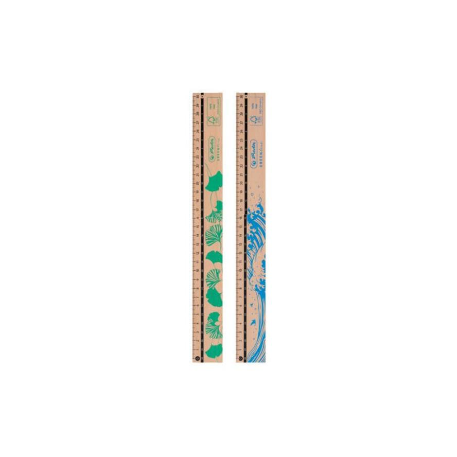 Herlitz Lineal 30cm GREENline Holz (50033621) (50033621)