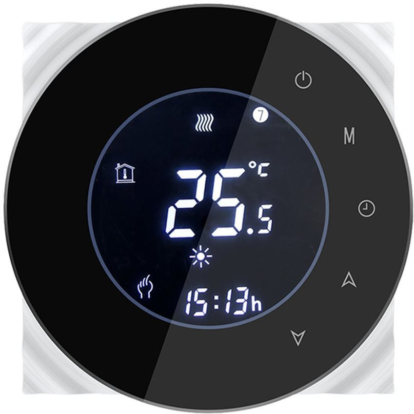 iQtech SmartLife GALW-B, WiFi potenciális kapcsolású termosztát kazánhoz, fekete (IQTGALW-B)