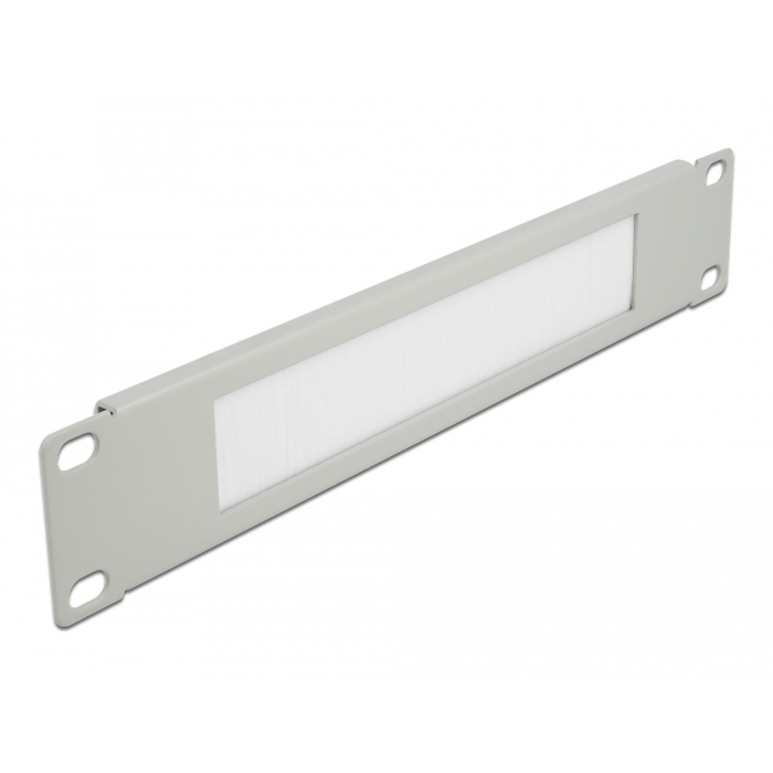 Delock 10 , fekete, 1U-s kábelrendező szürke (66531) (66531)