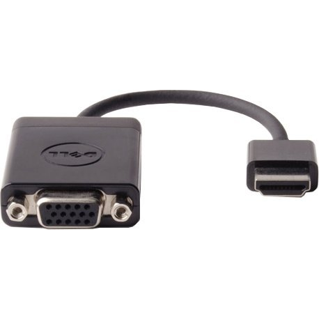 DELL DAUBNBC084 videokabel adapter 0,17 m HDMI VGA (D-Sub) Sort