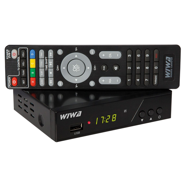 Wiwa 2790Z DVB-T/DVB-T2 H.265 Pro Set-Top box vevőegység