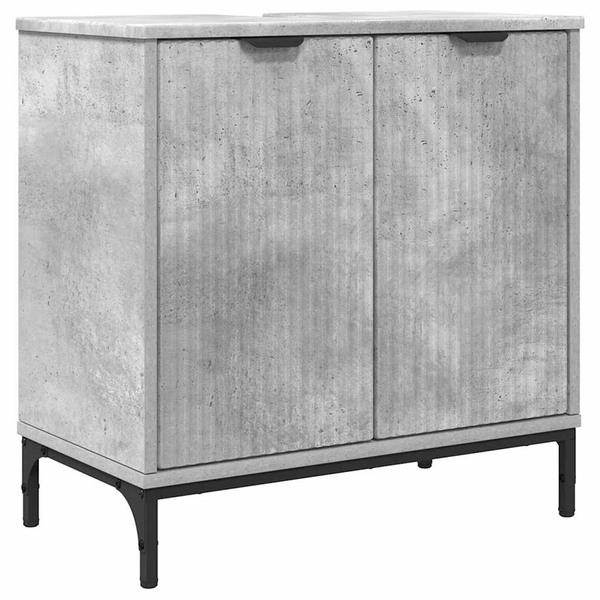 Fürdőszobai mosdószekrény Beton szürke 60.5 x 33.5 x 61 cm