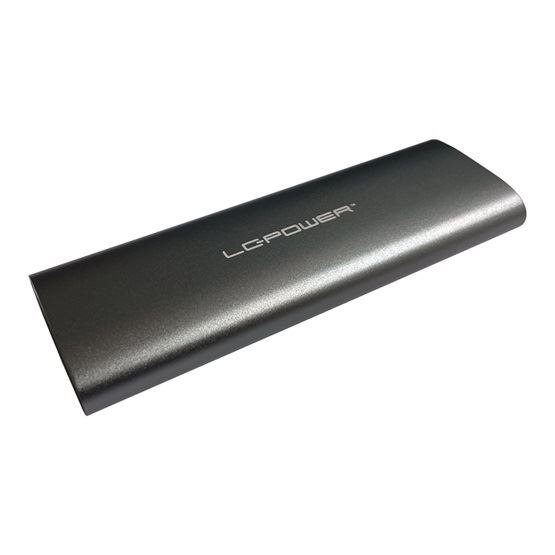 LC-Power SSD-Gehäuse für M2 SSD (NVMe & SATA)