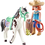 Playmobil Horses of Waterfall - Femeie si calut