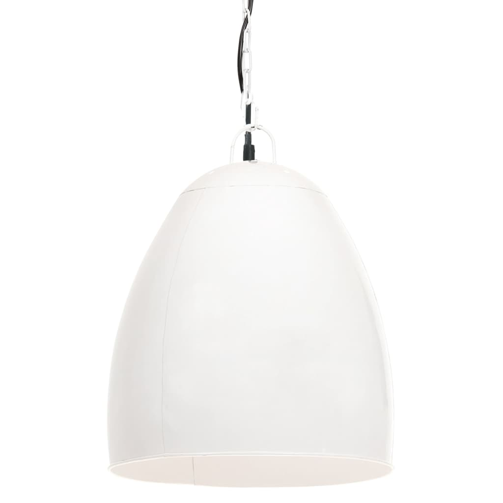 kerek fehér ipari függőlámpa 25 W 42 cm E27 (320558)