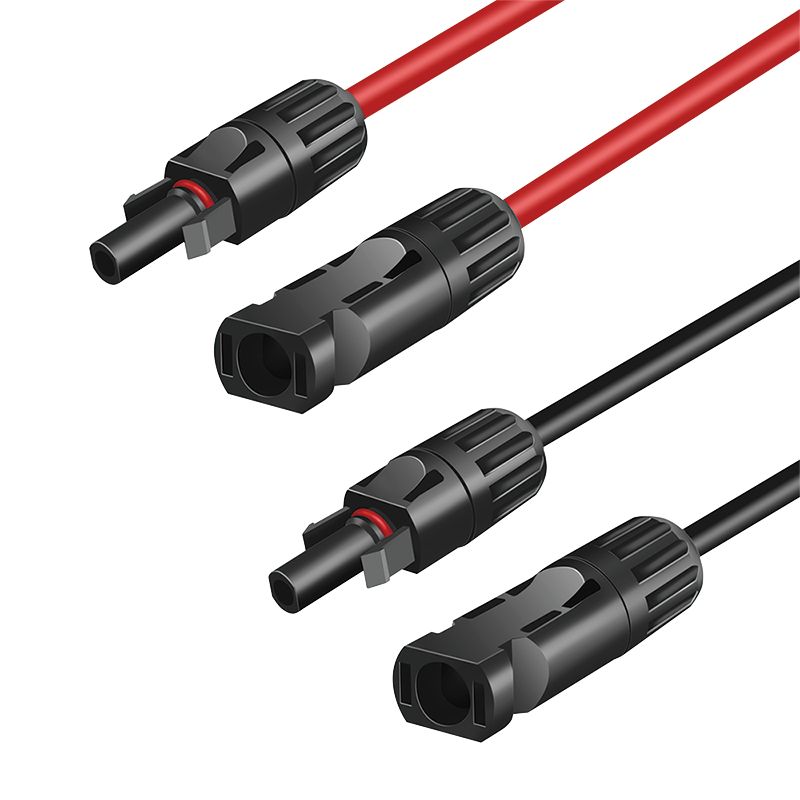 Logilink Szolár hosszabbító kábelkészlet, MC4/M - MC4/F, 6 mm2, CU, 5 m (PHC0103) (PHC0103)