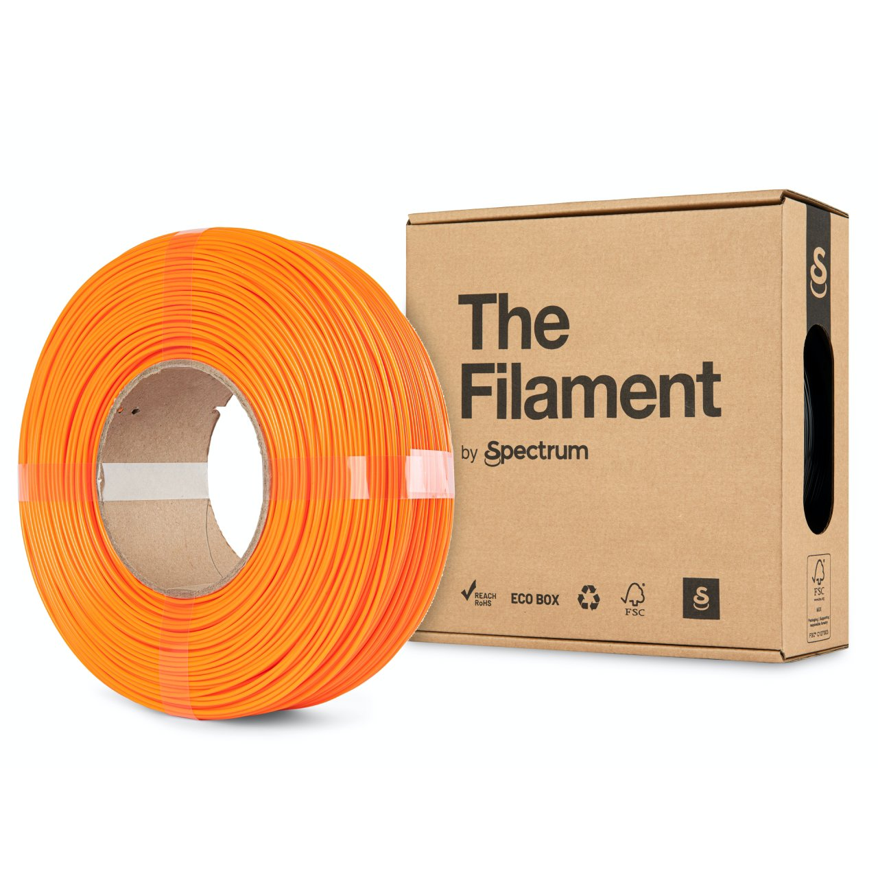 The Filament ReFill PLA HS 1,75mm Pure Orange 1kg (TF-24078)