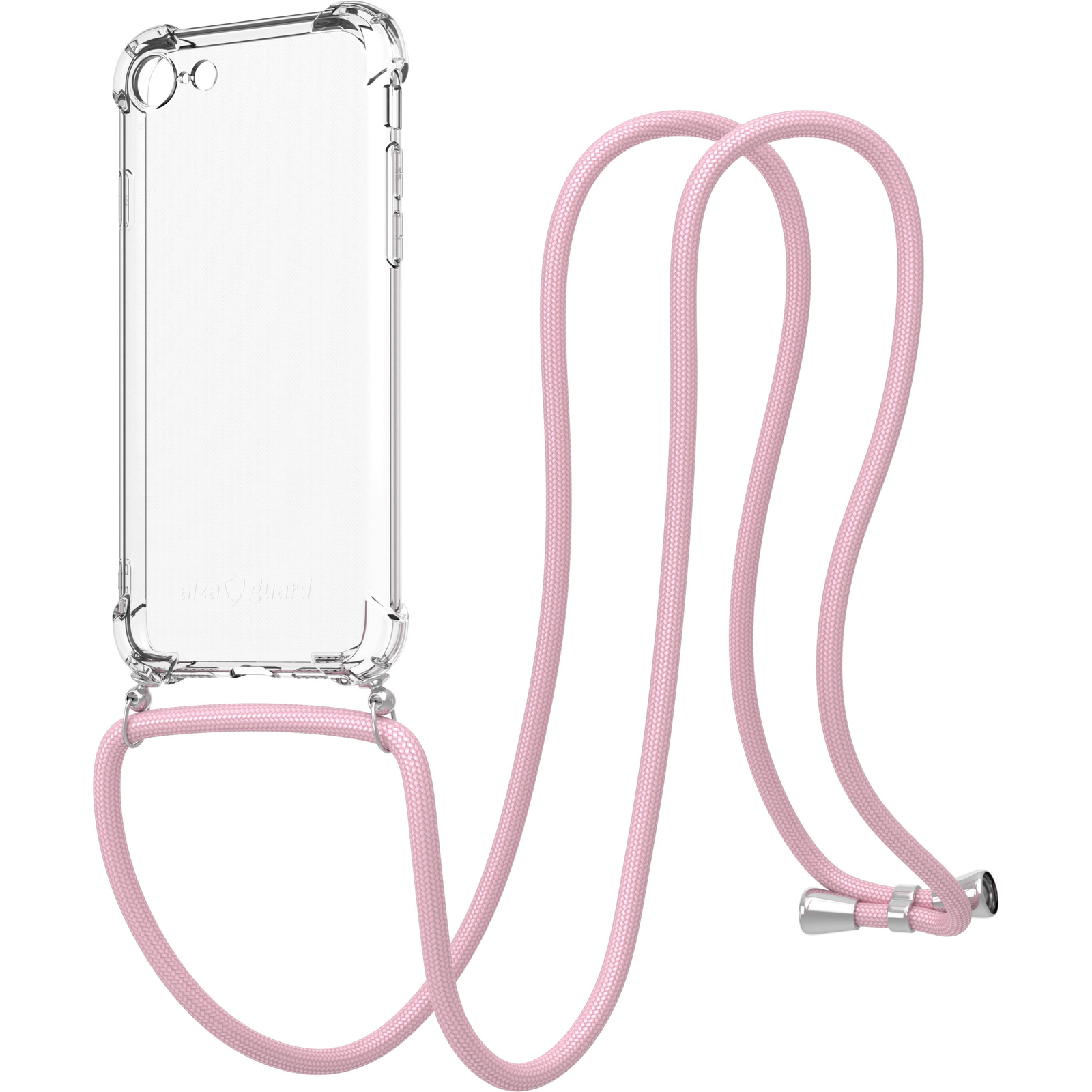 AlzaGuard Luxe Lanyard Case iPhone 7/8/SE 2020/SE 2022 rózsaszín tok (AGD-PCL015P)