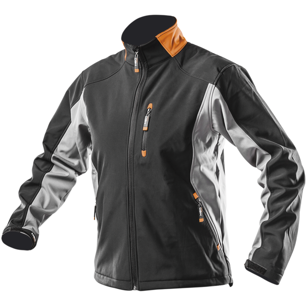 NEO 81-550-L Munkadzseki, Softshell, Víz- És Szélálló, L/52 Vízálló (5000mm), Szellőztető Szelepek (3000Mpv), L