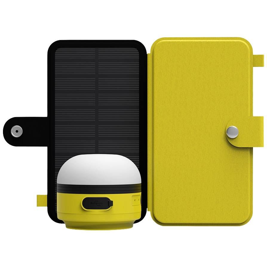 Phaesun Solar Lightkit Mini On napelemes asztali lámpa fekete-sárga (350116) (phae350116)