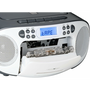Reflexion RCR2260 Hordozható CD / Kazettás Rádió - Fehér / Szürke