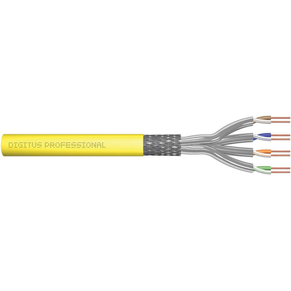 Digitus DK-1743-A-VH-1 hálózati kábel Sárga 100 M Cat7a S/FTP (S-STP)