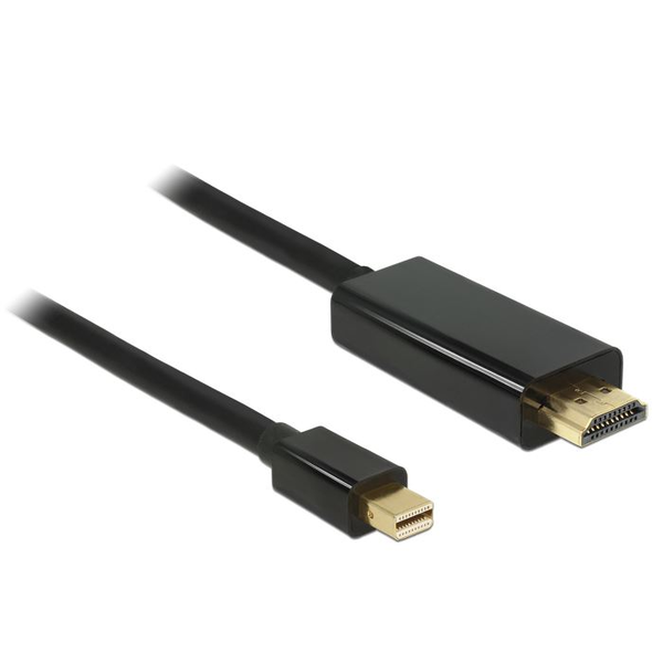 Delock 83698 mini Displayport -> HDMI kábel 1m fekete
