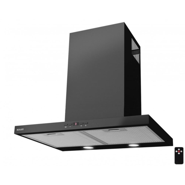 Hota decorativa MAAN Siena Soft 60, putere absorbtie 320 mc/h, 1 motor, 59.6 cm, Negru