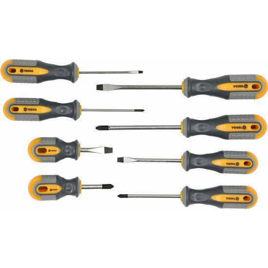 VOREL Csavarhúzó készlet, 8 db (60782)