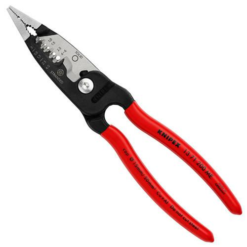 Knipex 13 71 200 ME Villanyszerelő Többfunkciós fogó 200 mm (1371200ME)