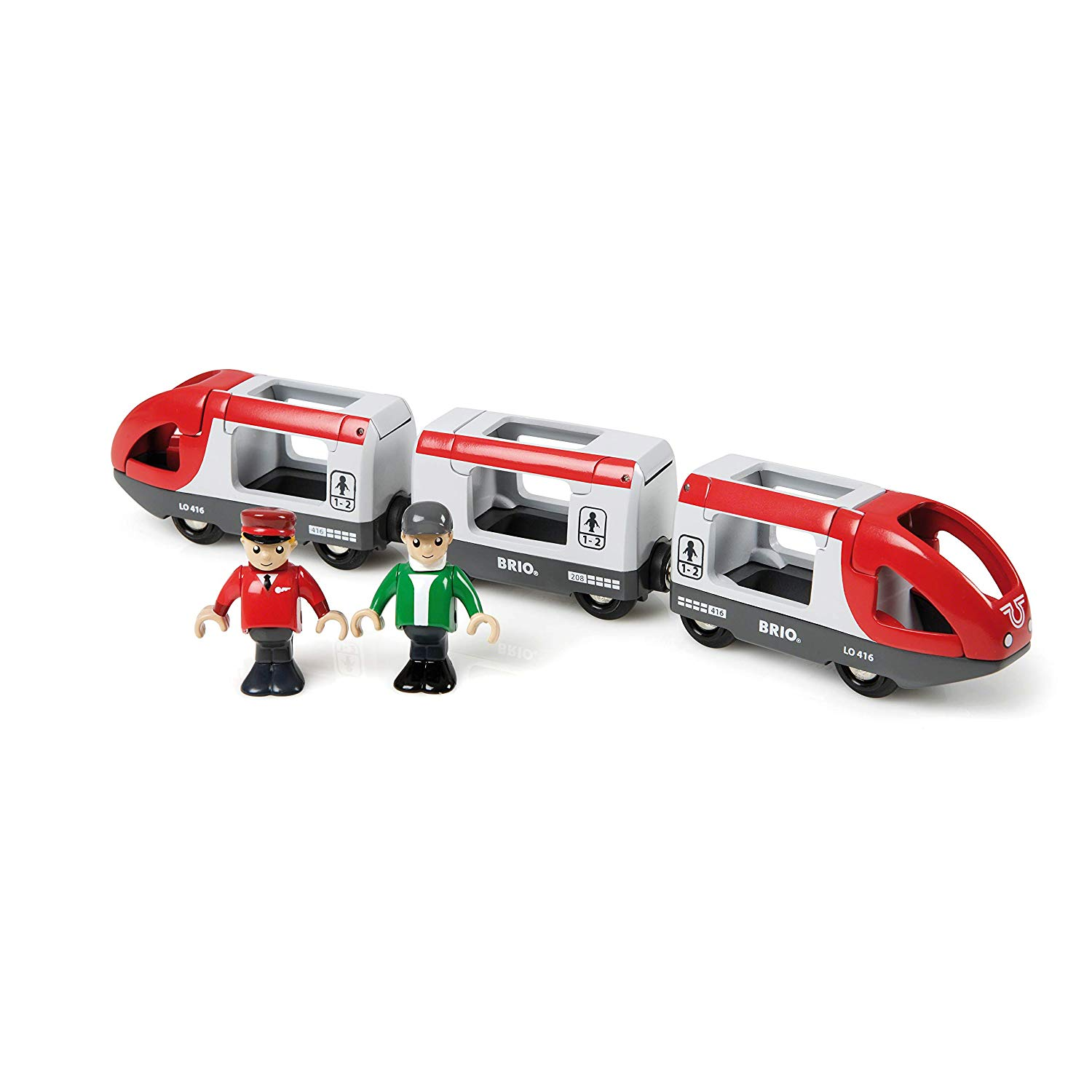 BRIO World Utasszállító vonat - Piros (33505)