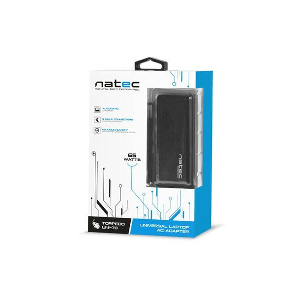 Natec Torpedo UNI-70 Univerzális notebook adapter