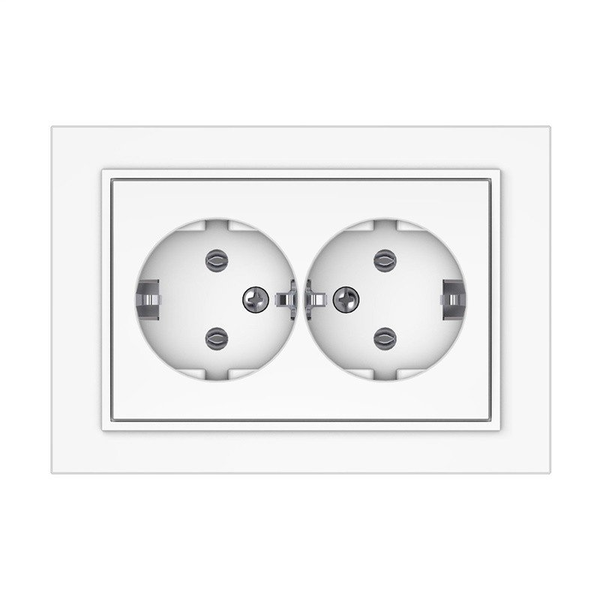 SOCKET TWO PLACESRP16-021 QR1000 WHITE