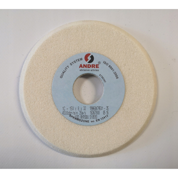 ANDRE ŚCIERNICA PROFILOWANA 150mm x 8mm x 32mm 99A60K7VE01-35 BIAŁA "TYP 1C"