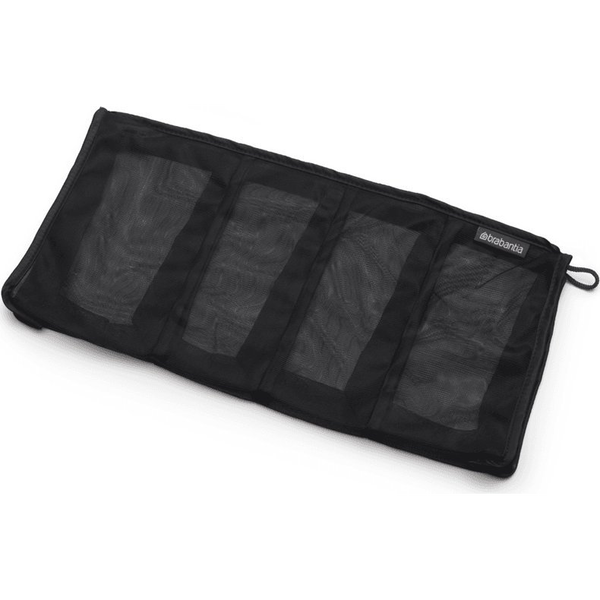 Brabantia Socks Wash Bag, cipzáras zokni mosózsák 4 pár zoknihoz, fekete - 149603