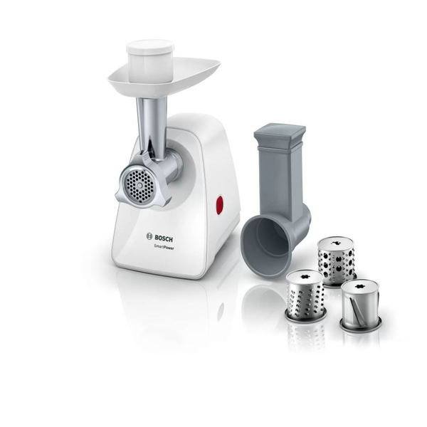 Mlynček na mäso Bosch MMWP2004 SmartPower 1500 W Krájač 3 bubny
