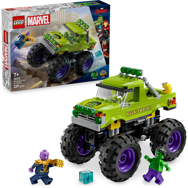 LEGO SUPER HEROES HULK IN THE VEHICLE AGAINST THANOS 76312