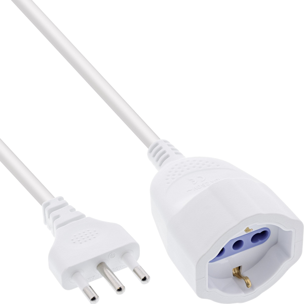 InLine 16410I prolunghe e multiple 10 m 1 presa(e) AC Interno Bianco