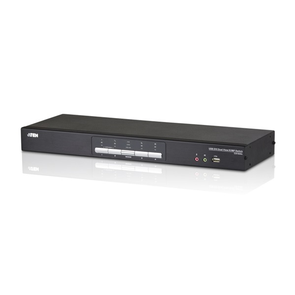 ATEN CS1644A-AT-G KVM-switch Rack-montage Zwart